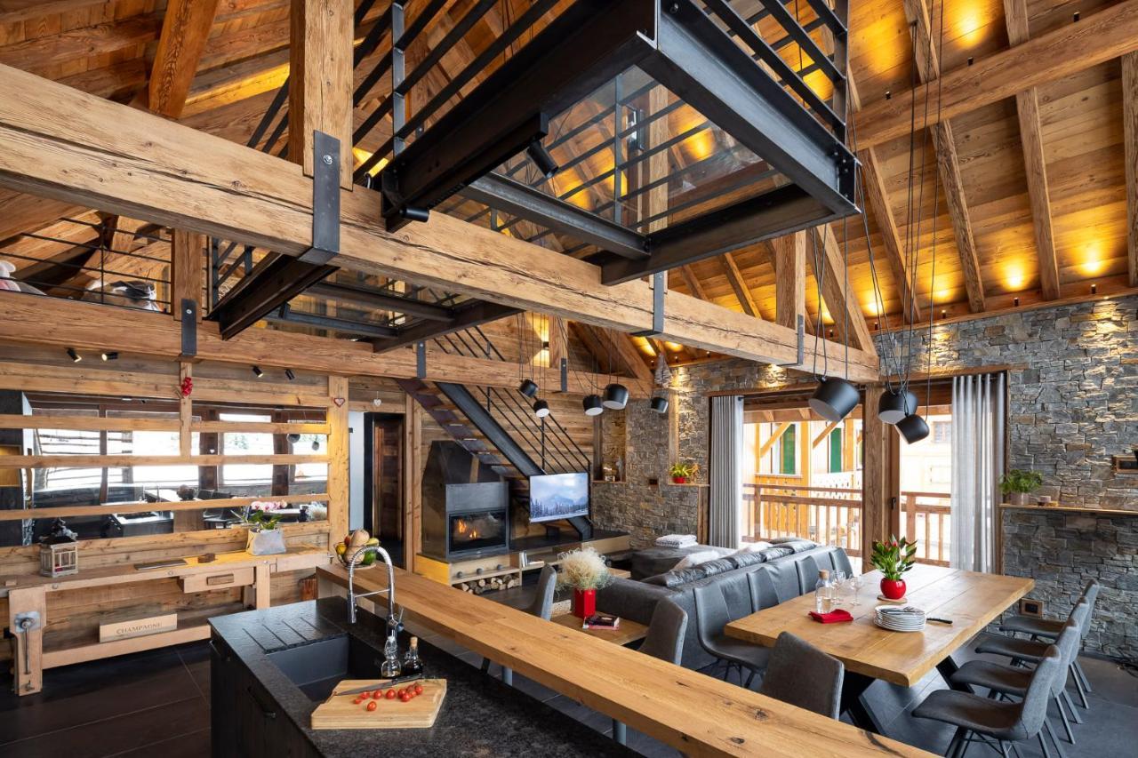 Chalet Prestige L'Atelier Lodge 莱德萨阿尔卑斯 外观 照片